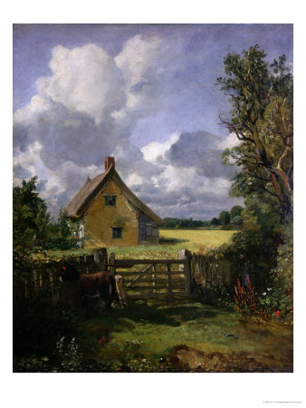 Cottage in a Cornfield Constable Print